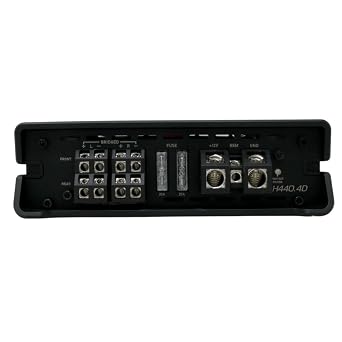Cerwin Vega 440W RMS 4 Channel Full Range Class D Digital Amplifier, Car Audio System with High-Efficiency, Selectable Crossovers, and Enhanced Sound Quality for Car Speakers - H440.4D