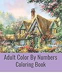 Adult Color By Numbers Coloring Book: Easy Large Print Mega Jumbo Coloring Book of Butterflies, Flowers, Gardens, Landscapes, Animals and More