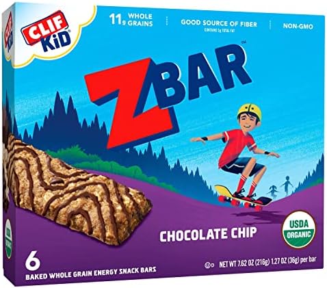 Clif Kid Zbar - Chocolate Chip, 1.27 Ounce, 6 Ct
