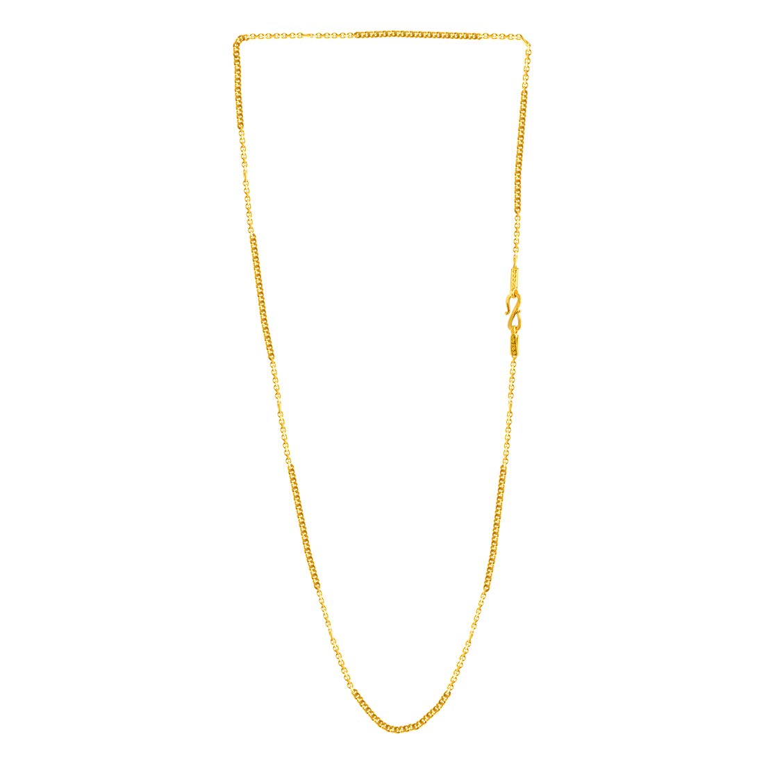 22Kt Yellow Gold Chain For Women