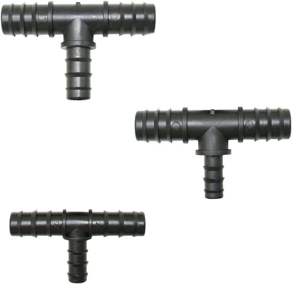 30 accesorios de manguera de jardín TSD reductor en T de 25 mm a 20 mm a 16 mm, colector de manguera para sistemas de riego y riego eficientes