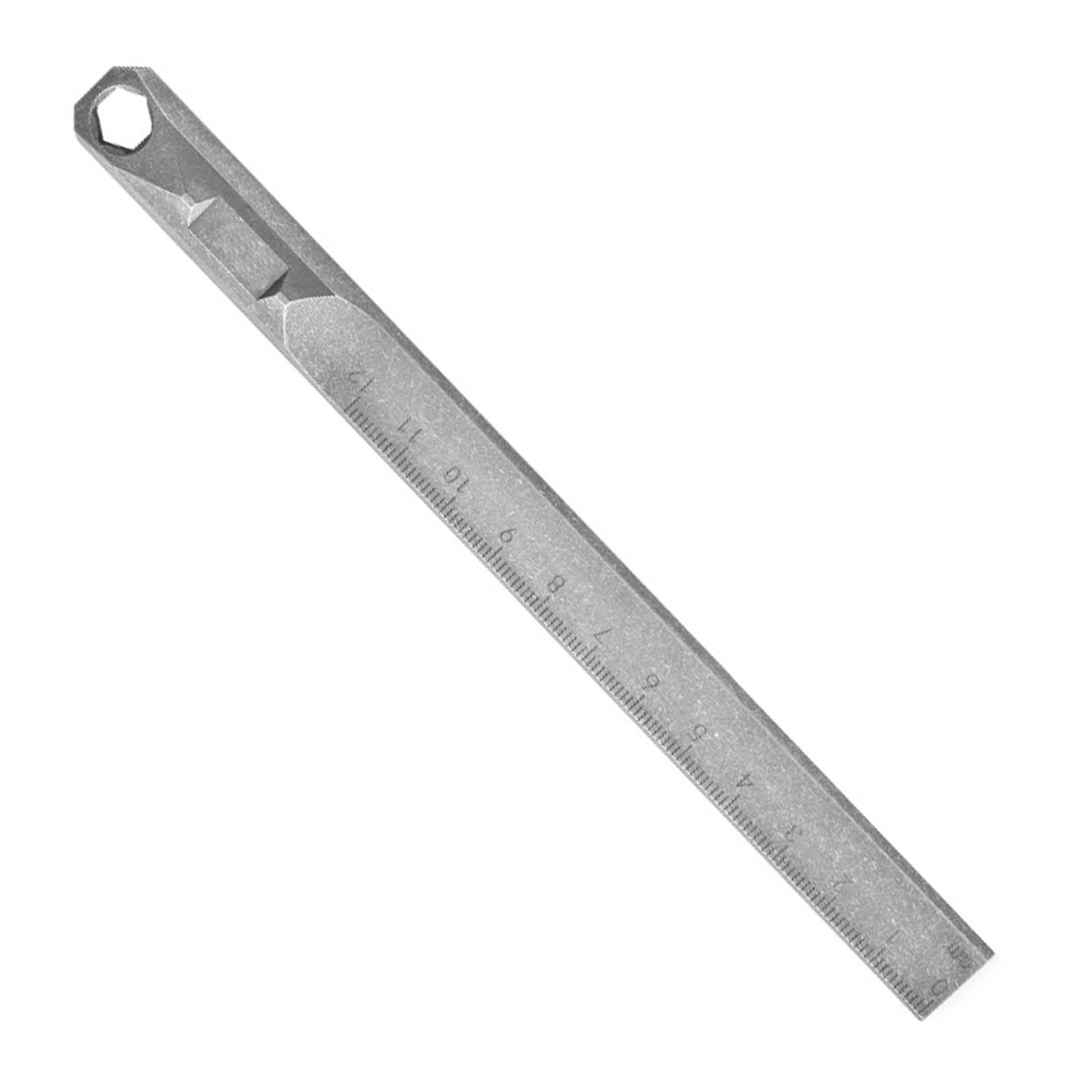 Heavy Duty Ruler Self Defense, 20" Stainless Steel Meter Stick 3 4 5mm Thick Self Defense Ruler Multifunctional Manganese Steel Hardened Measuring Stra