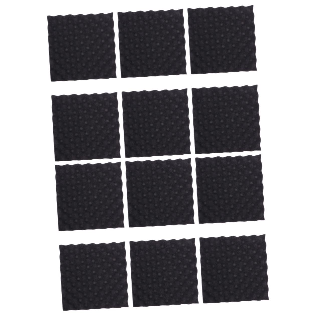 ULTECHNOVO12 Pcs Sound-absorbing Cotton Sound-proof Cotton Soundproof Foam Egg Crate Cushion Dampening Foam Sound Deadening Foam Acoustic Panels Sound Insulation Panels Indoor Egg Cotton