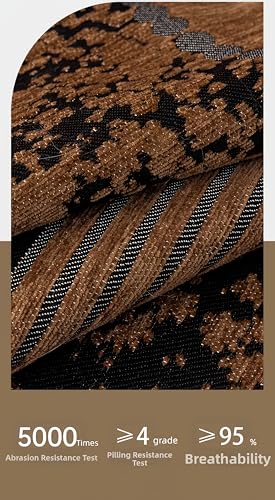 Housse de canapé en chenille antidérapante verte 90 x 210 - 4
