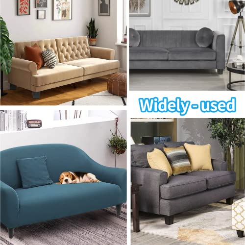 Lanzeuta 4 Pcs Furniture Legs 2 Inch, Black Plastic Sofa Legs Round Table Legs, Replacement Legs With M8, Mordern Feet For Couch Cabinet Desk Table Sofa #TOP6