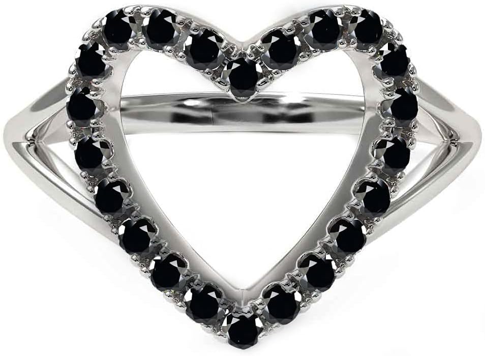Choose Your Color Gemstone Heart Shape Ring Split Shank Engagement Proposal Chakra Healing Ring Latest Fashion Birthstone Minimalistic Jewelry for Her Available in Size:4,5,6,7,8,9,10,11,12