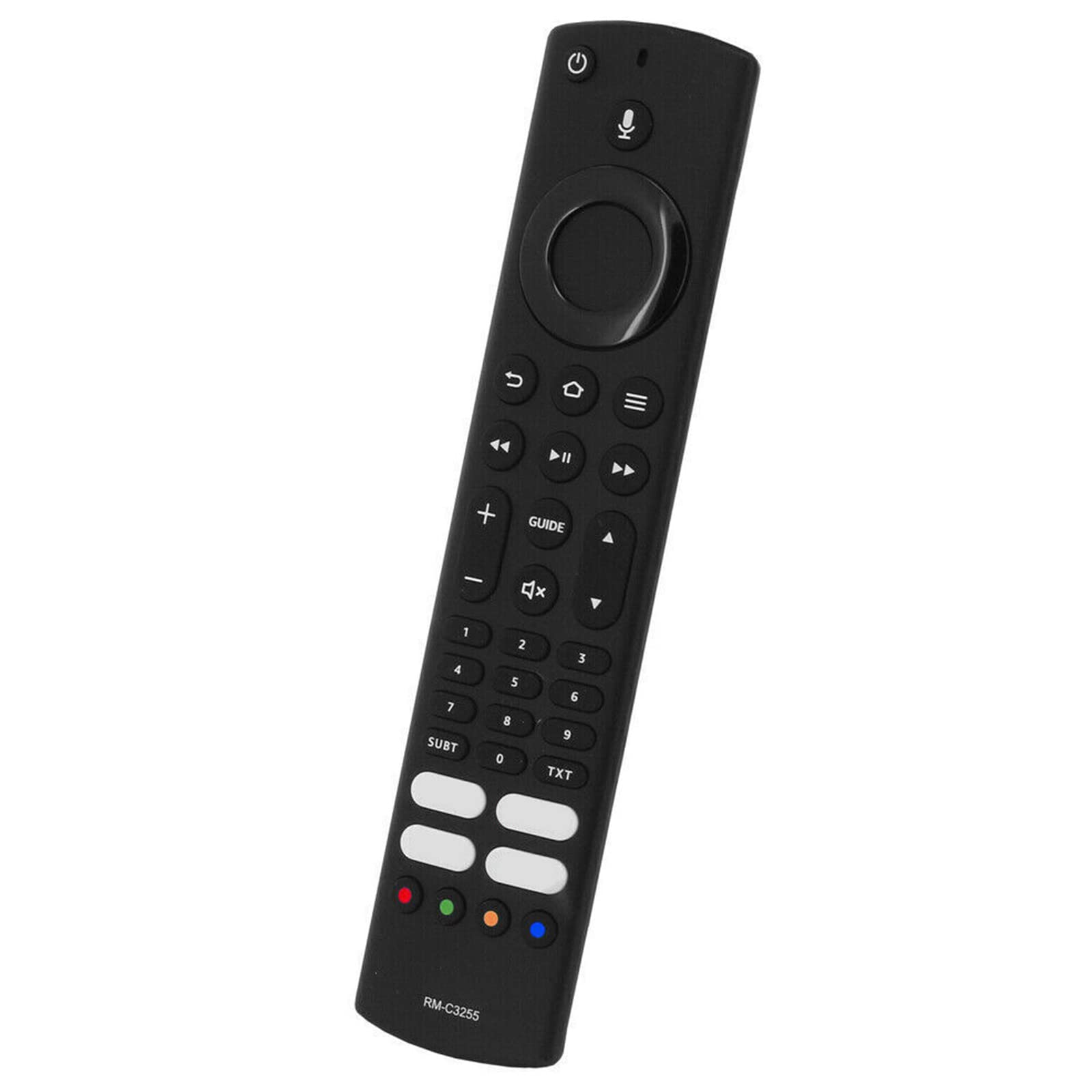 Telecomando di ricambio per JVCAlexaFire RM-C3255 LT-32CF600 LT-40CF700, telecomando di ricambio per Smart TV, casa, adulti, adolescenti, unisex, uomini e donne
