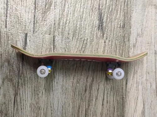 LEEFAI Pro Fingerboard Complete 34mmx96mm Maple Wood 5 Layers Wood UV Printing Deck with Professional Trucks and Pom CNC Bearing Street Wheels
