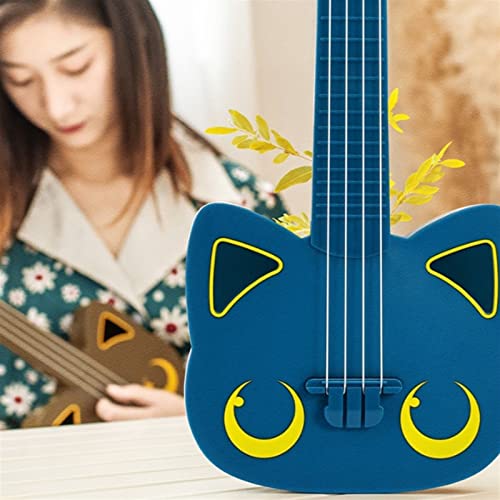 Ukulele Cute Cat Shape Guitar Beginner Concert Children Musical Instrument Ukulele Children Gift Easy to Learn Guitar (Color : Blue) (Green) - Les Beatles, Paul McCartney, John Lennon, RIngo Starr, George Harrison Ukulele Cute Cat Shape Guitar Beginner Concert Children Musical Instrument Ukulele Children Gift Easy to Learn Guitar (Color : Blue) (Green) – Image 4