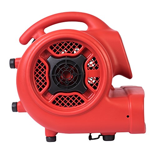 Image of XPOWER P-430 Pro 1 /3 HP 2000 CFM Centrifugal Air Mover, Carpet Dryer, Floor Fan, Blower, for Water Damage Restoration, Janitorial, Plumbing, Home Use