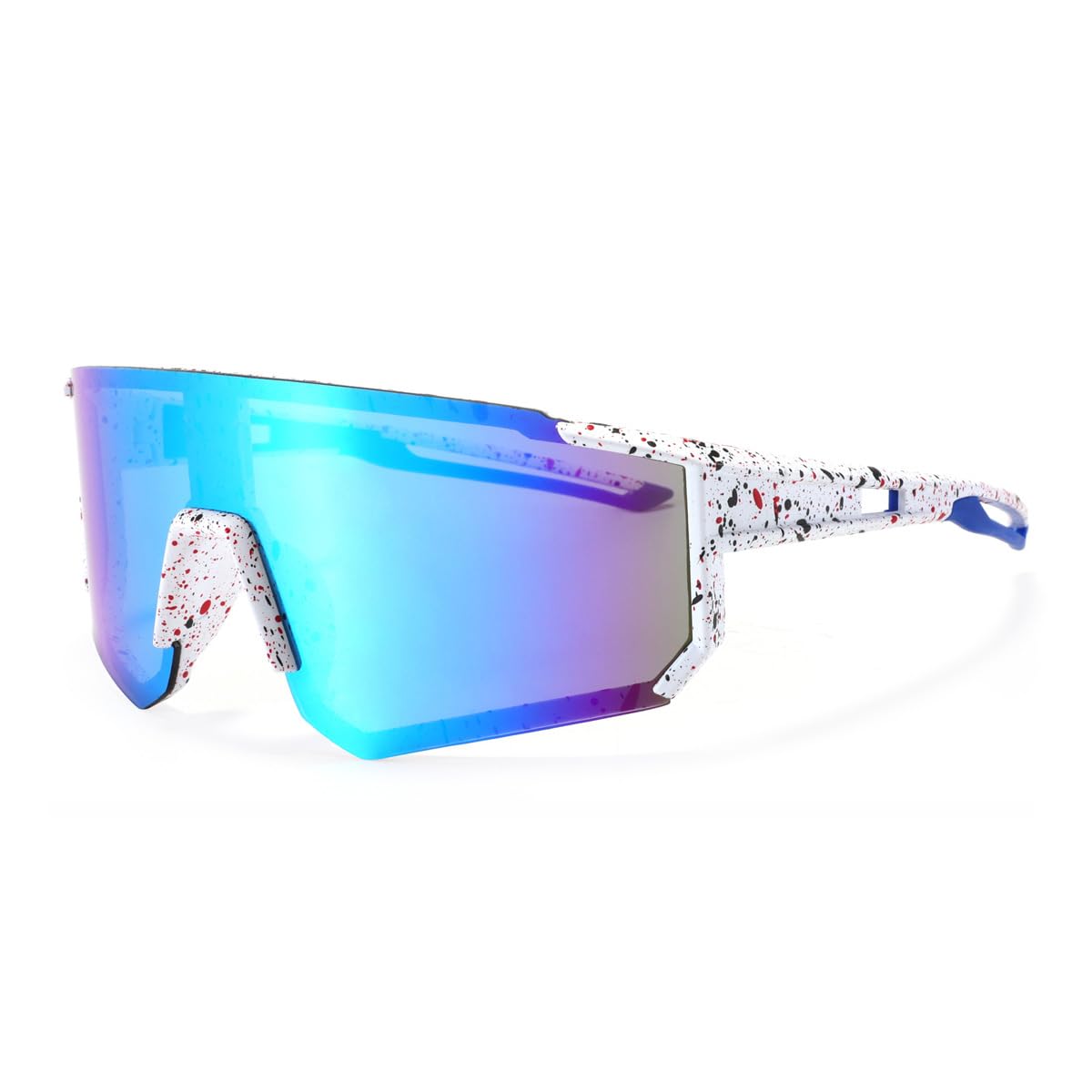 Ruikdly Gafas Cicicleta Hombre Gafas Bicicleta Hombre Cycling Glasses Gafas Deportivas Sol Protección UV400 Montura TR90 para Bici Running MTB Deportes al Aire Libre Hombre Mujer (azul)
