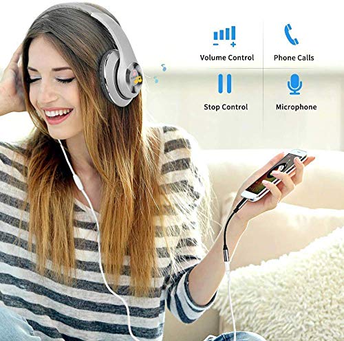Image of Oaky Braided USB C to 3.5 mm Audio Adapter for Huawei Mi Moto Z iPad Pro 2018 MacBook Pro, Google Pixel 3 2 XL, HTC U12 U11, Moto Z3 Z2, Samsung Smartphones with Realtek Chip /Hi-res /DAC (Grey)