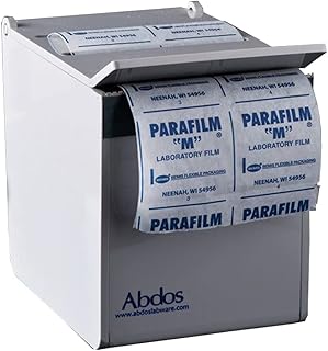 United Scientific Supplies P70401 Parafilm M Dispenser, 180 mm Length, 160 mm Height, 120 mm Wide, Acrylic, Blue