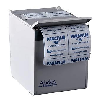 United Scientific Supplies P70401 Parafilm M Dispenser, 180 mm Length, 160 mm Height, 120 mm Wide, Acrylic, Blue