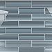Deep Ocean Blue, Gentle Grey Glass Tile Perfect for Kitchen Backsplash or Bathroom, Color Sample