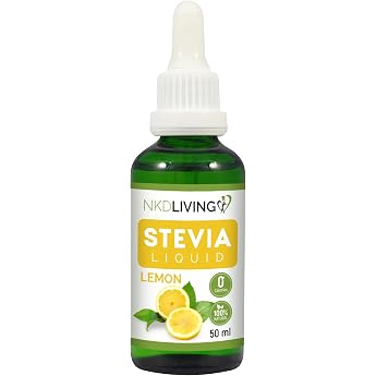 NKD Living Pure Stevia Liquid Drops 50 ml Lemon