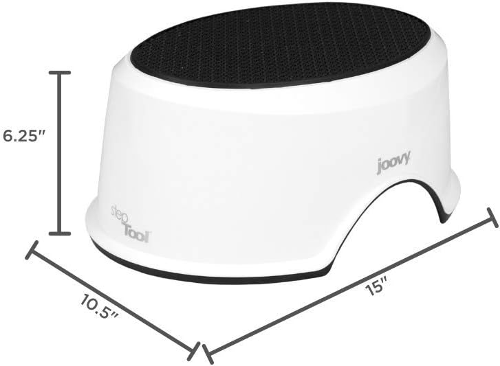 Joovy StepTool, Toddler Step Stool, Holds Up To 300 lbs, White