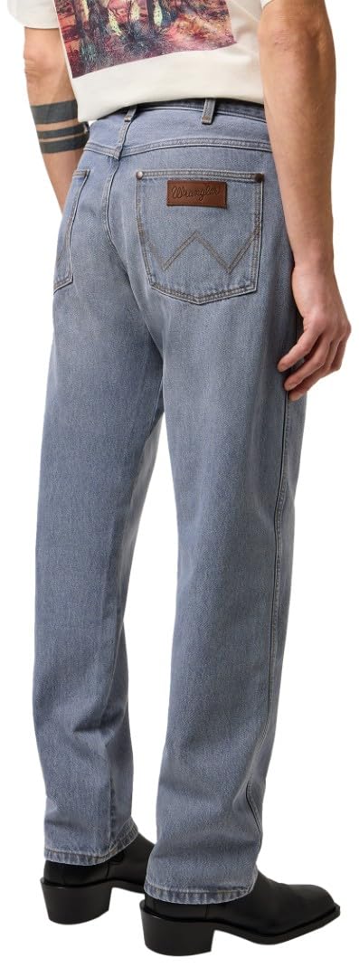 WRANGLER - Jeans Uomo - vestibilità Dritta Comoda - Frontier - Marshall