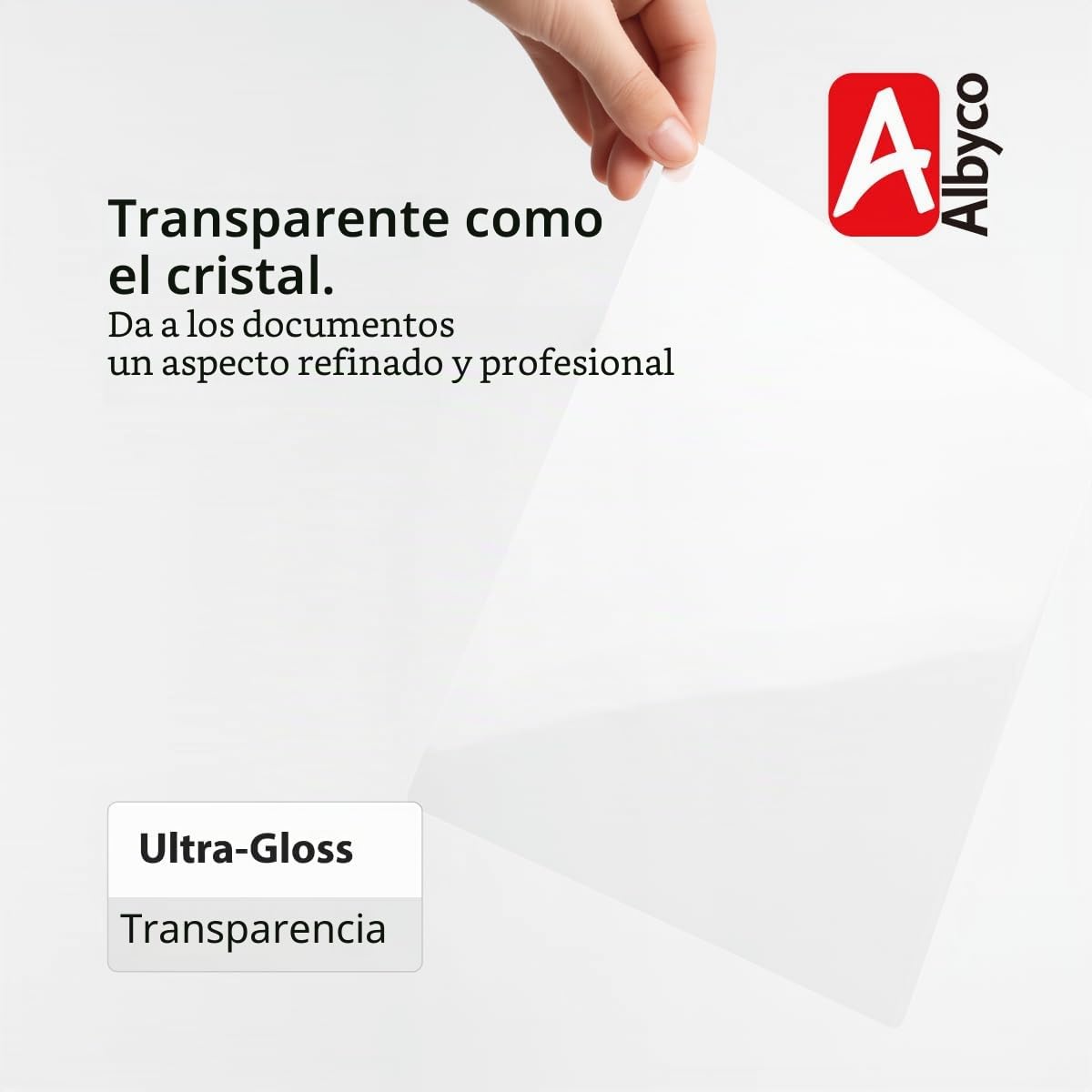 Fundas para Plastificar Antiestáticas Albyco Premium - Láminas para Plastificar - Lámina para plastificar - A4 (216 x 303 mm) - 2 x 80 (160) micras - 100 unidades - Brillo