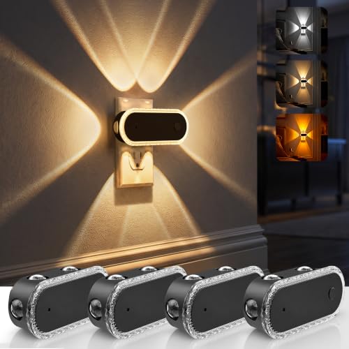 Image of L LOHAS LED Night Lights Plug into Wall 4-Pack, Plug in Night Light