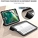iPad Air3 Case,iPad Pro 10.5 Case, SEYMAC Three Layer Heavy Duty Shockproof Protective Case with PU Leather Stand & Magnetic Smart Auto Wake/Sleep Cover for iPad 10.5 inch 2019/2017 Black