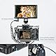 FEELWORLD FW5686 PRO Kamera Field Monitor 6 Zoll 1200nits 3D LUT DSLR Camera Field Monitor Full HD 1920x1080 IPS Video Peak Focus Assist, 4K HDMI 8.4V DC EIN- und Ausgang, mit Visier, Neigungsarm
