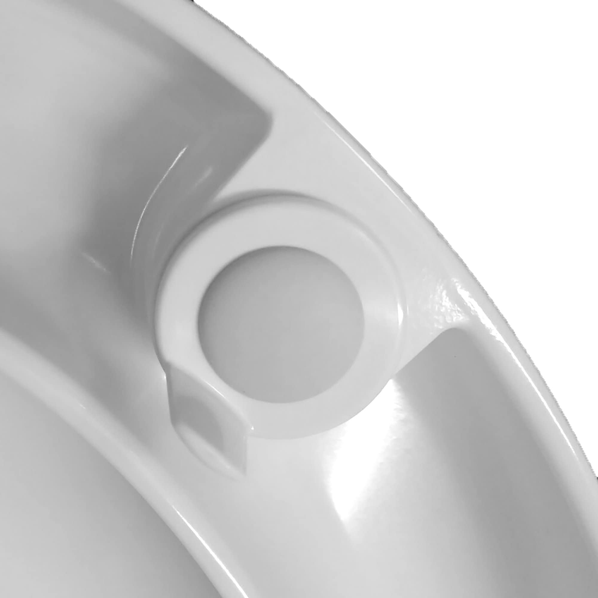 Tiger Comfort Care Asiento de Inodoro, Plástico, Blanco, 43.9x37.1x9 cm