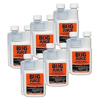 Bulk Pack Bug Juice Insecticide Paint Additive - Controls Crawling & Flying Insects 6pk, 5gal