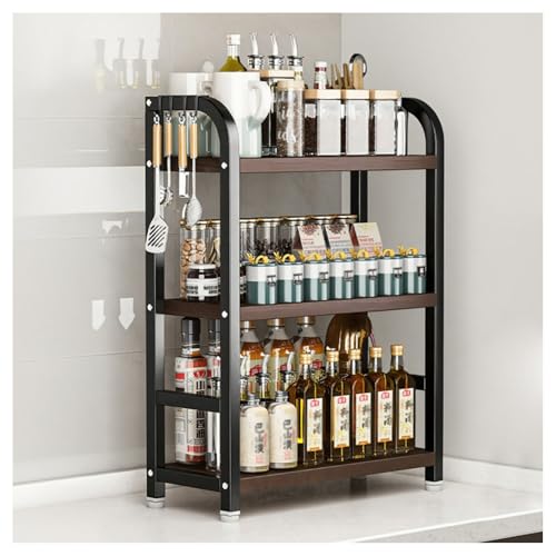 Escurridor de platos de acero al carbono de 3 niveles multifunción con Hoo ajustable para tablas de cortar de cocina Sto Solut (40 cm)