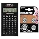 Texas Instruments BA II Plus Professional Finanzrechner + Duracell Specialty 2032 Lithium-Knopfzelle 3 V, 4er-Packung, mit kindersicherer Technologie