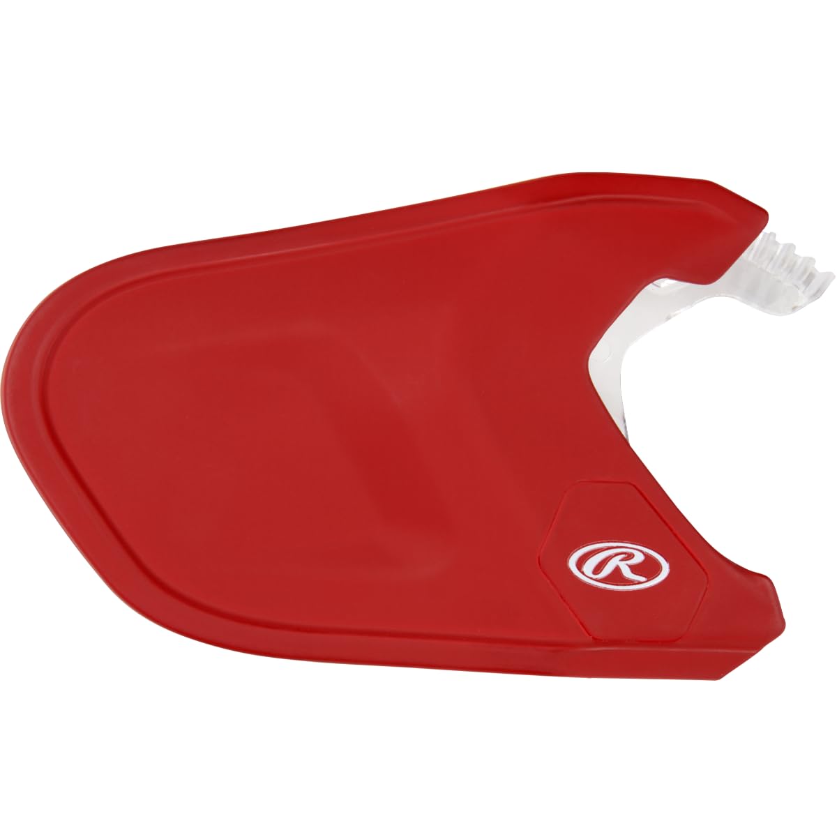 Rawlings | MACH Adjust Extension Piece | Adjustable Face Guard | Matte Scarlet | Right-Handed Batter