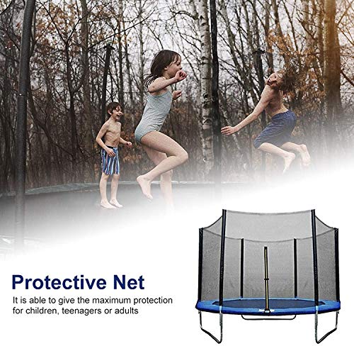 Trampolini Elastico Rete Di Sostitutiva, Rete Di Ricambio Per Tappeto Elastico Bambini Esterno, Ø 183 244 305 366 427Cm Adatto Per 6/8 Pali, Antistrappo, Resistente Agli UV Recinzione,120cm 6 poles