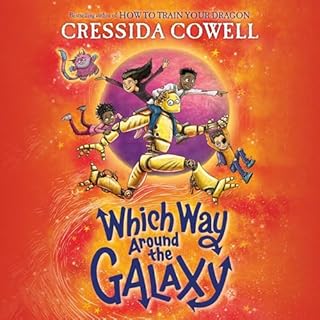 Which Way Around the Galaxy Audiolibro Por Cressida Cowell arte de portada