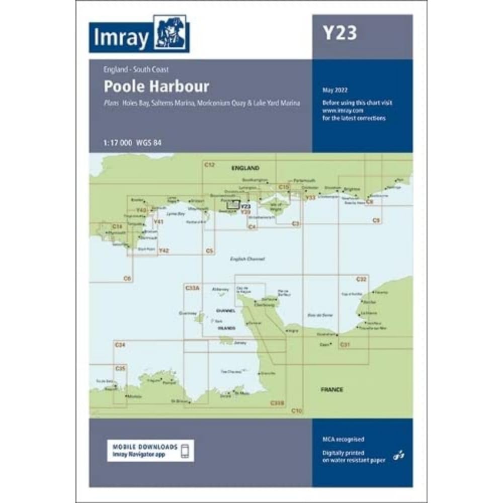 Imray Chart Y23: Poole Harbour (Y Charts): 23