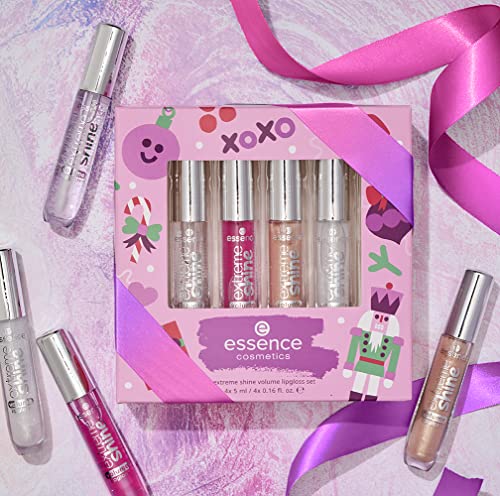 essence | Extreme Shine Volume Lipgloss Gift Set | 4 Shades in 1 Set | Holiday Gift for Beauty Lovers | Vegan & Cruelty Free | Free from Gluten, Parabens, Fragrance, Preservatives, Oil & Alcohol - Thumbnail 3