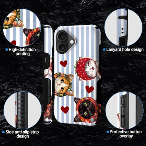 Coque iPhone 16 Plus robuste double couche pour éviter les rayures et protéger l'écran - 7