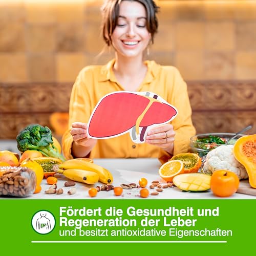 Carduus Mariendistel Tropfen Hochdosiert 520mg/ml 50ml - Leber Kur & Detox - Unterstützt Leberfunktion, natürliche Entgiftung und eine gesunde Verdauung - Silymarin - Milk Thistle - Soria Natural