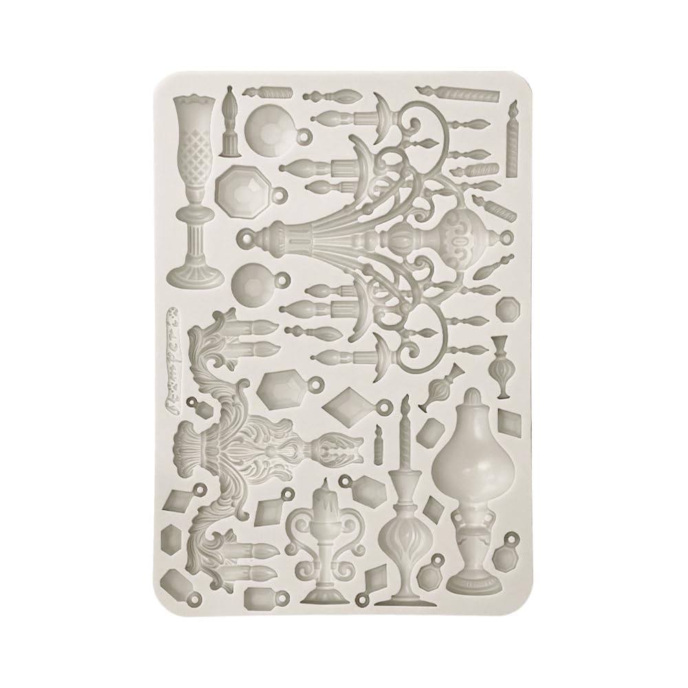 Stamperia KACMA555 Silicone Mould A5, Grey, 14.8 x 21 x 0.7 cm