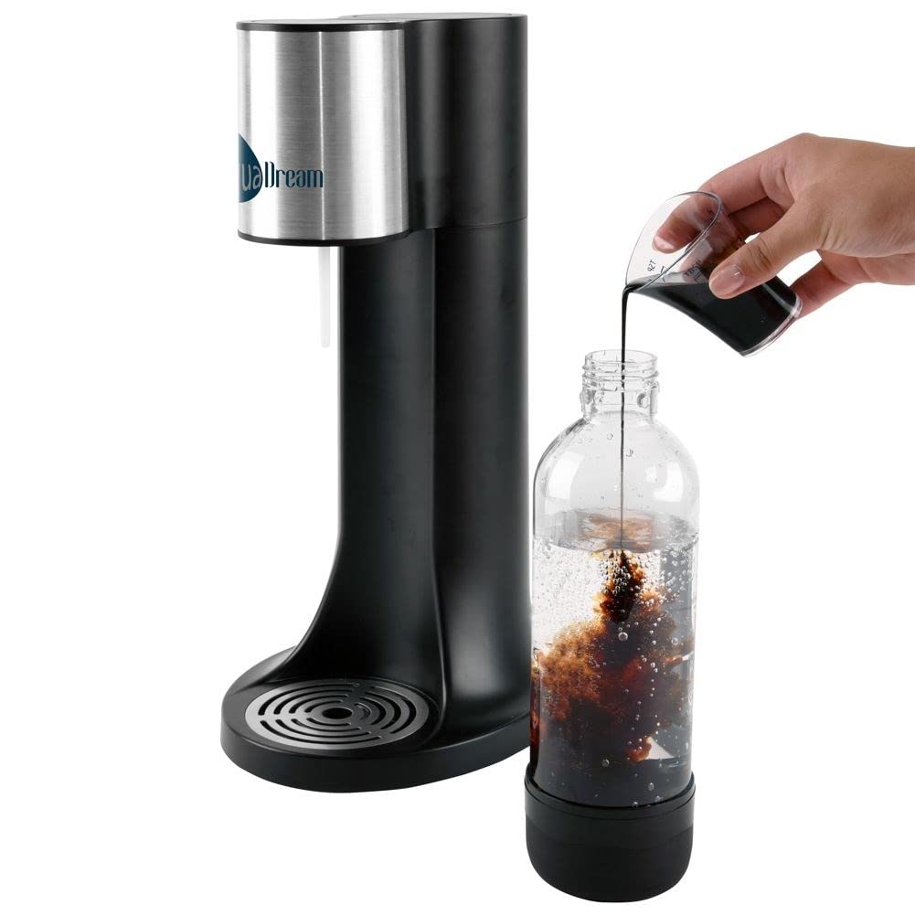AquaDream Aireador de agua para burbujear | con gas y sifón de agua, color negro