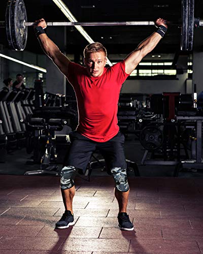 Image of Knee Sleeves (1 Pair), 7mm Compression Knee Braces for Squats,Weightlifting,Powerlifting,Cross Training for Men & Women (Small)