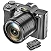 Produktbild Digitale Videokamera 4K-Camcorder 48MP WiFi YouTube-Vlogging-Kamera mit Weitwinkelobjektiv 16-facher Digitalzoom 3,5-Zoll-IPS-Kamerarecorder mit 180 ° Drehung