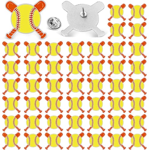 Tondiamo Ball Lapel Pins Gift Bulk Sports Brooch for Team Players Enthusiast Training School Backpack Hat Jacket Accessories