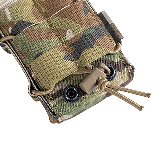 Excellent Elite Spanker Tactical Molle Single/Double Open-Top Mag Pouch For M4 M14 M16 Ar15 G36 Magazine (A Single-Multicam) #TOP6