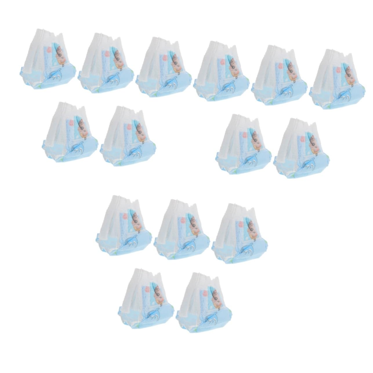 Kisangel 15 Piezas Pañales Nadar Pañal Recién Nacido Pantalones Antifugas Pañal De Bebe Pantalones De Baño Desechables Hombres y Mujeres Pantalones De Entrenamiento Impermeable