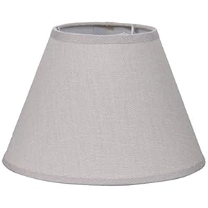 Better & Best 20 Abat-jour rond en lin Taupe 20 cm