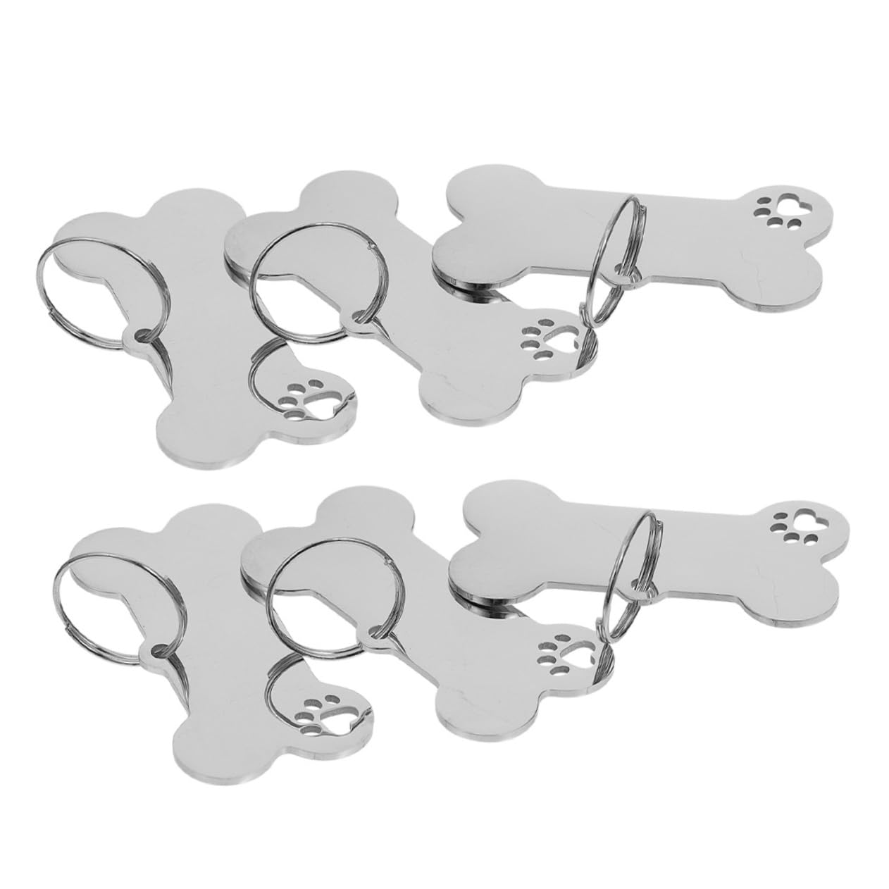 Happyyami 30pièces Médaille Identification pour Chiens Inoxydable Plaque Gravée pour Collier De Chiens Et Chats Accessoire Personnalisé pour Animaux De Compagnie
