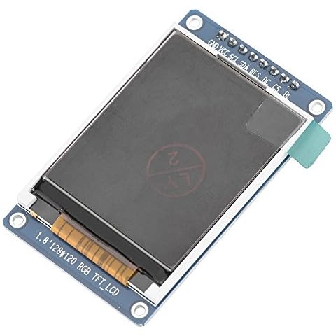 4,6 cm ST7735 SPI Serieller Port 128 x 160 Vollfarb-TFT-LCD-Display-Modul Bildschirm-Steuerplatine 8-polig mit horizontaler oder vertikaler Anpassung Cover