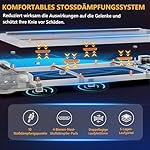 Untertisch-Laufband, 2-in-1-Walking-Pad zum Gehen und Joggen, tragbares Laufband mit Fernbedienungsband für Zuhause/Büro, geräuscharmes 2,5-PS-Tischlaufband mit LED-Anzeige – Bild 4