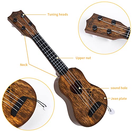 Jouets pour Enfants, Instruments Musique Classiques Guitare pour Enfants avec 4 Cordes Réglables et Médiator, Jouets… - Les Beatles, Paul McCartney, John Lennon, RIngo Starr, George Harrison Jouets pour Enfants, Instruments Musique Classiques Guitare pour Enfants avec 4 Cordes Réglables et Médiator, Jouets… – Image 4