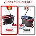 KLDKUST 3 Pack Spin Mop Replacement Heads, Compatible with O-Ceda Easywring Spin Mop Heads Replacements, Microfiber Mop Refills for Easy Cleaning and Machine Washable